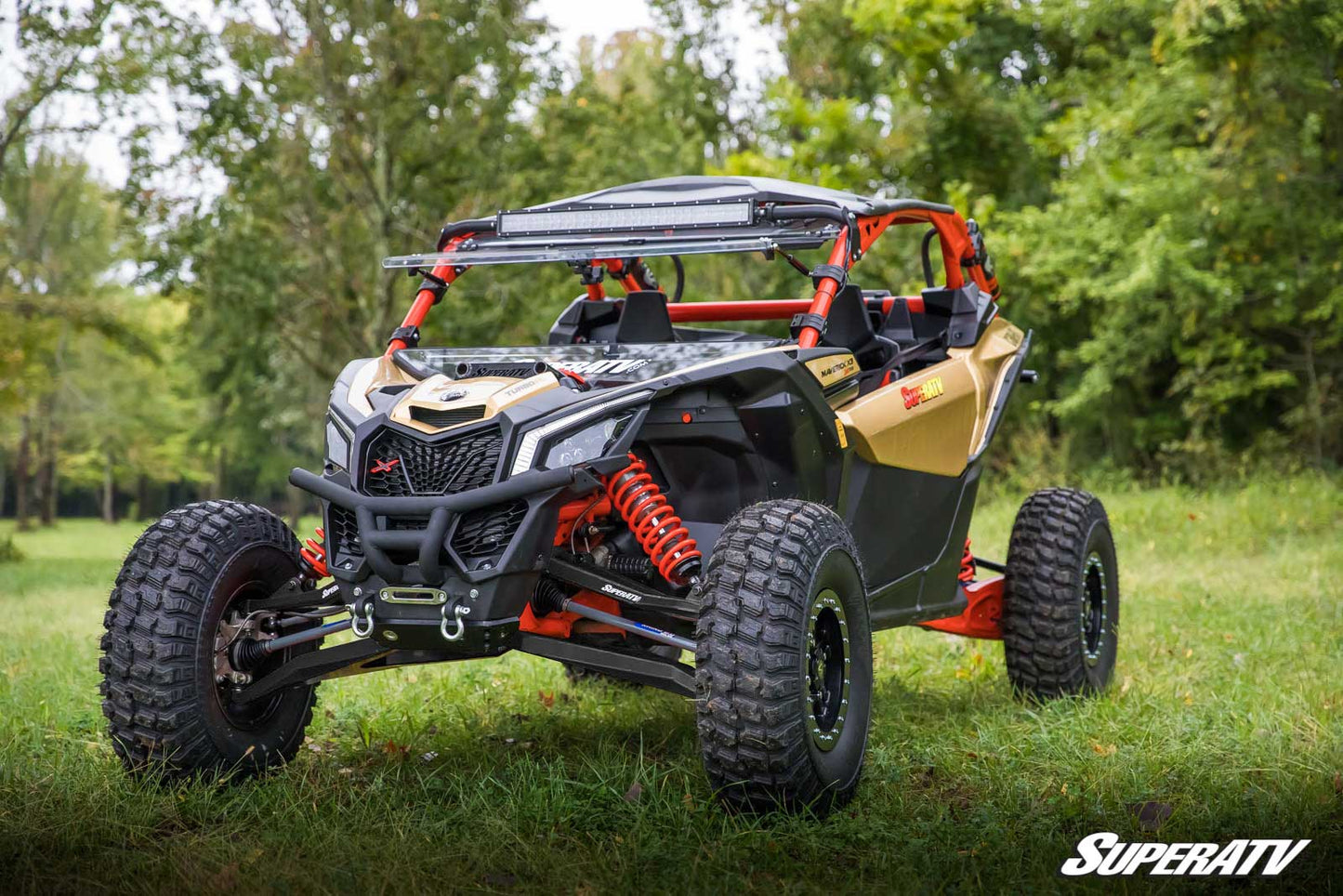 SuperATV - Can-Am Maverick X3 High Clearance Boxed Front A-Arms