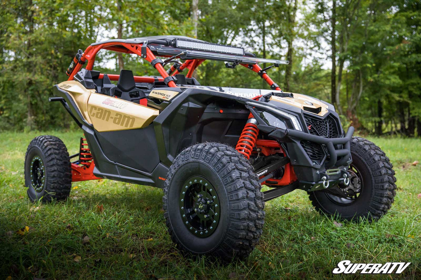 SuperATV - Can-Am Maverick X3 High Clearance Boxed Front A-Arms