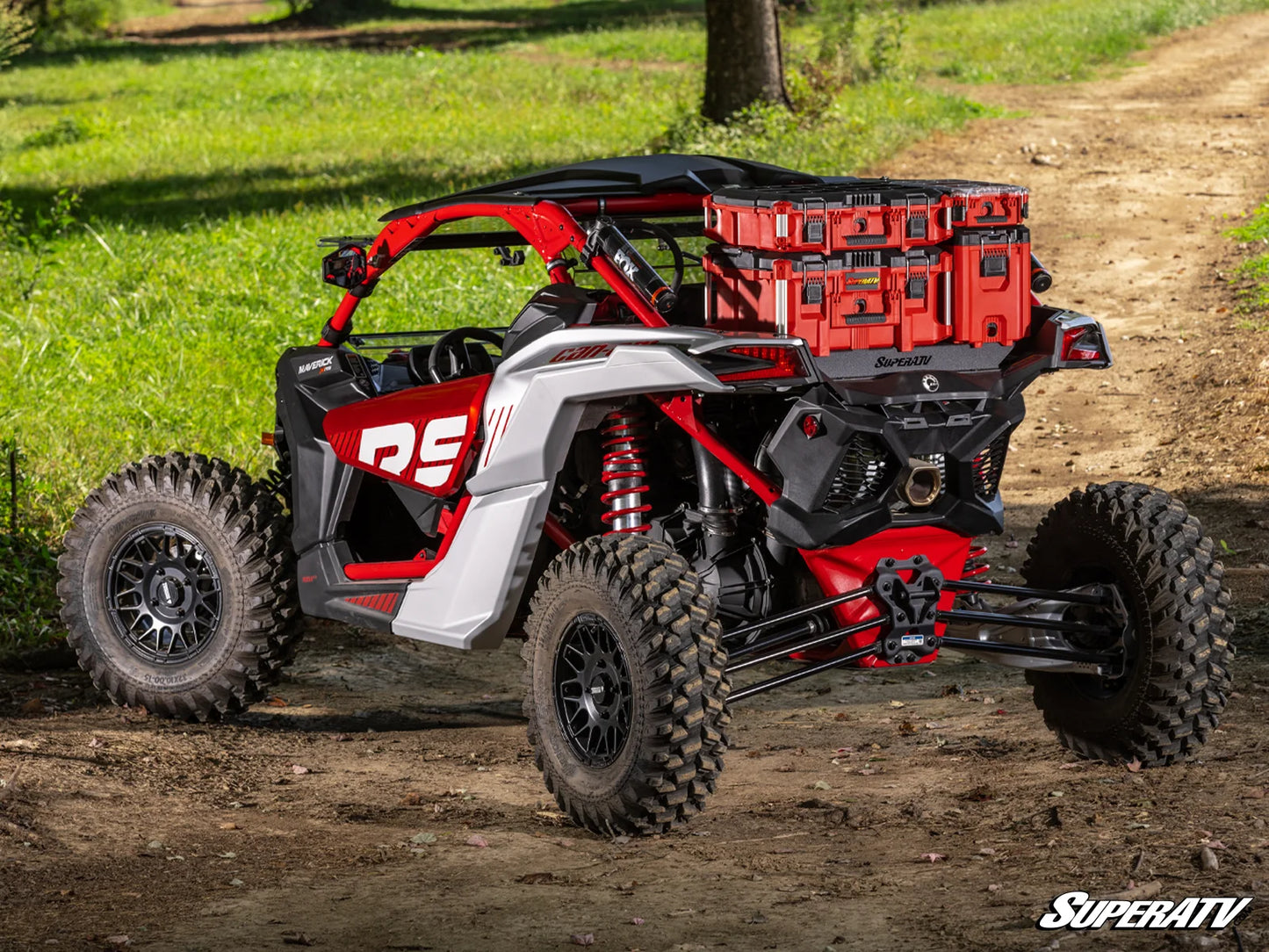 SuperATV - Can-Am Maverick X3 Milwaukee Compatible Bed Mount