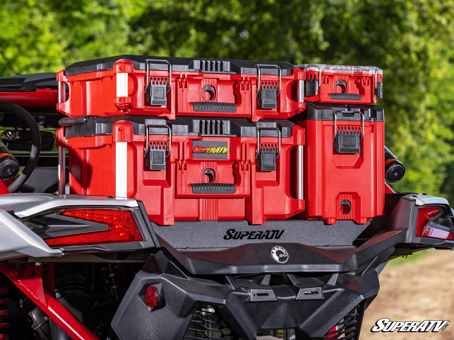 SuperATV - Can-Am Maverick X3 Milwaukee Compatible Bed Mount