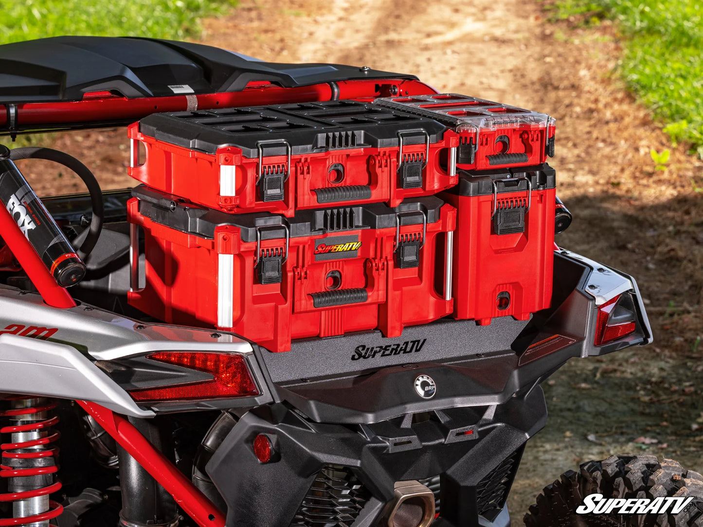 SuperATV - Can-Am Maverick X3 Milwaukee Compatible Bed Mount