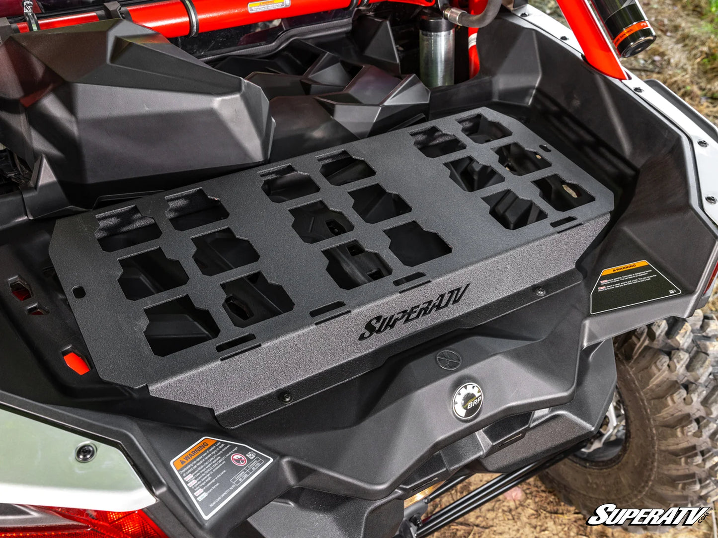 SuperATV - Can-Am Maverick X3 Milwaukee Compatible Bed Mount