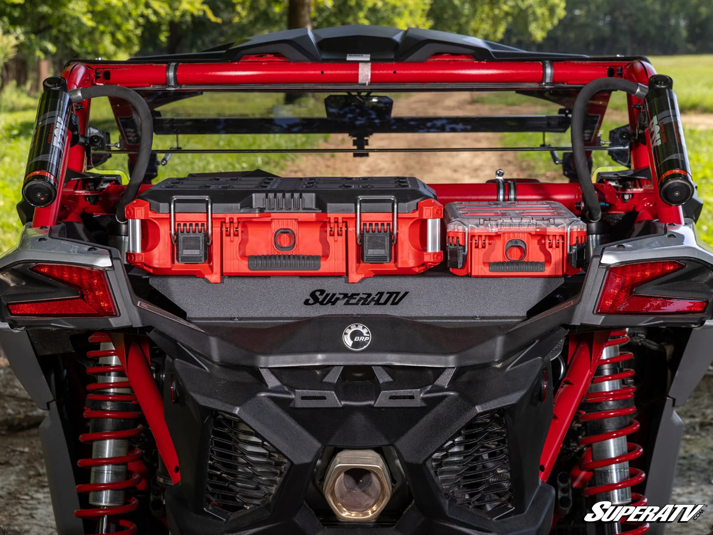 SuperATV - Can-Am Maverick X3 Milwaukee Compatible Bed Mount