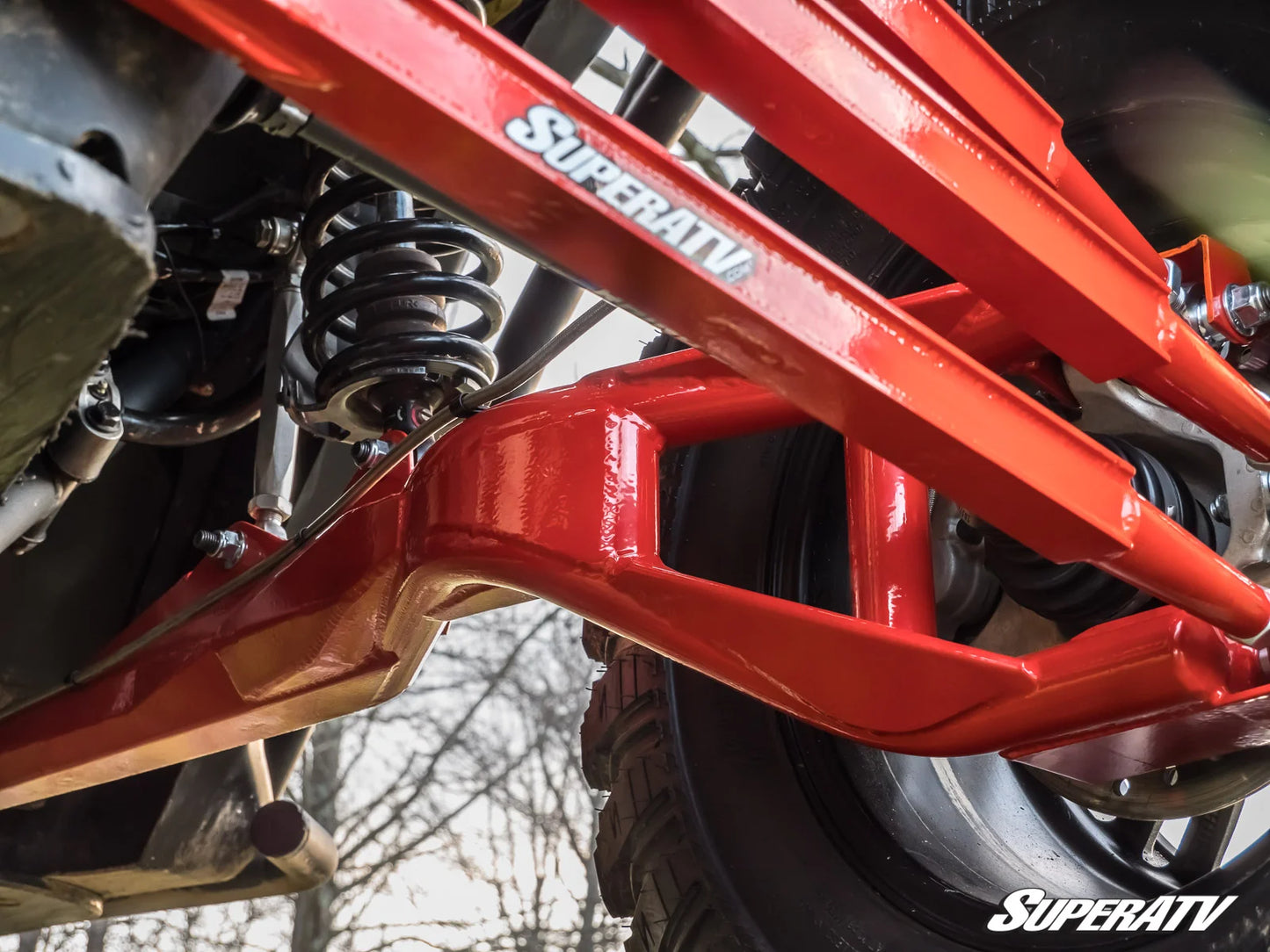 SuperATV - Can-Am Maverick X3 64" High Clearance Rear Trailing Arms