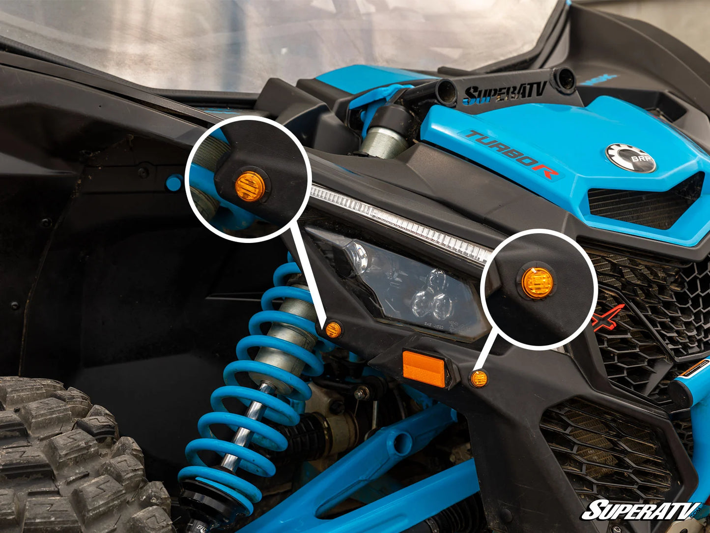 SuperATV - Can-Am Maverick X3 Plug & Play Turn Signal Kit