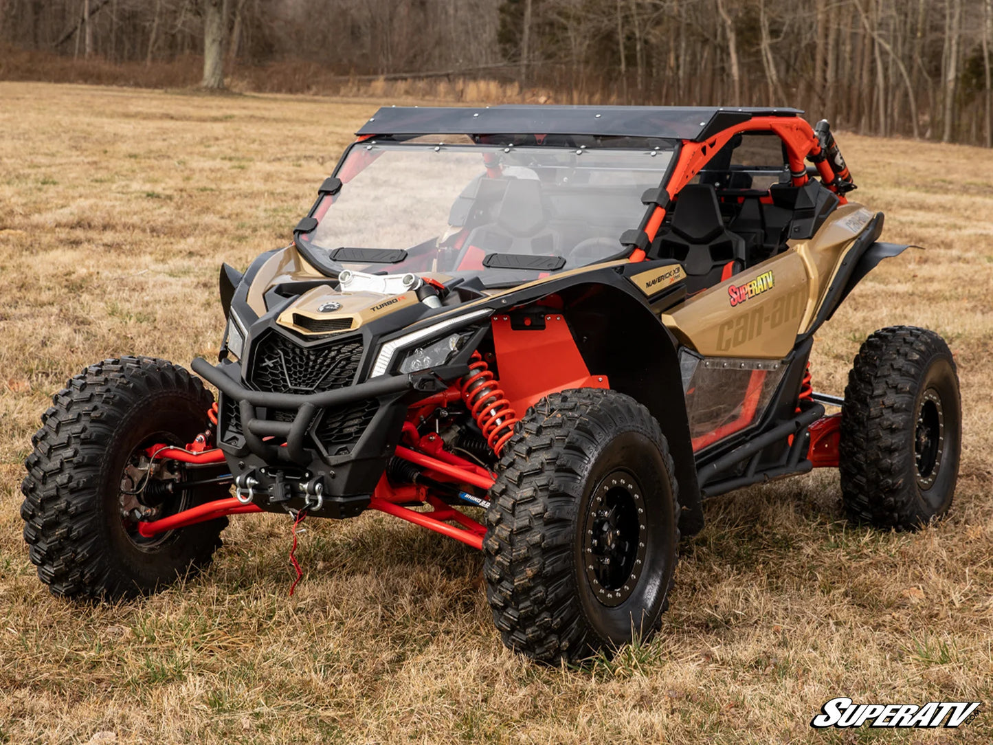 SuperATV - Can-Am Maverick X3 Vented Full Windshield