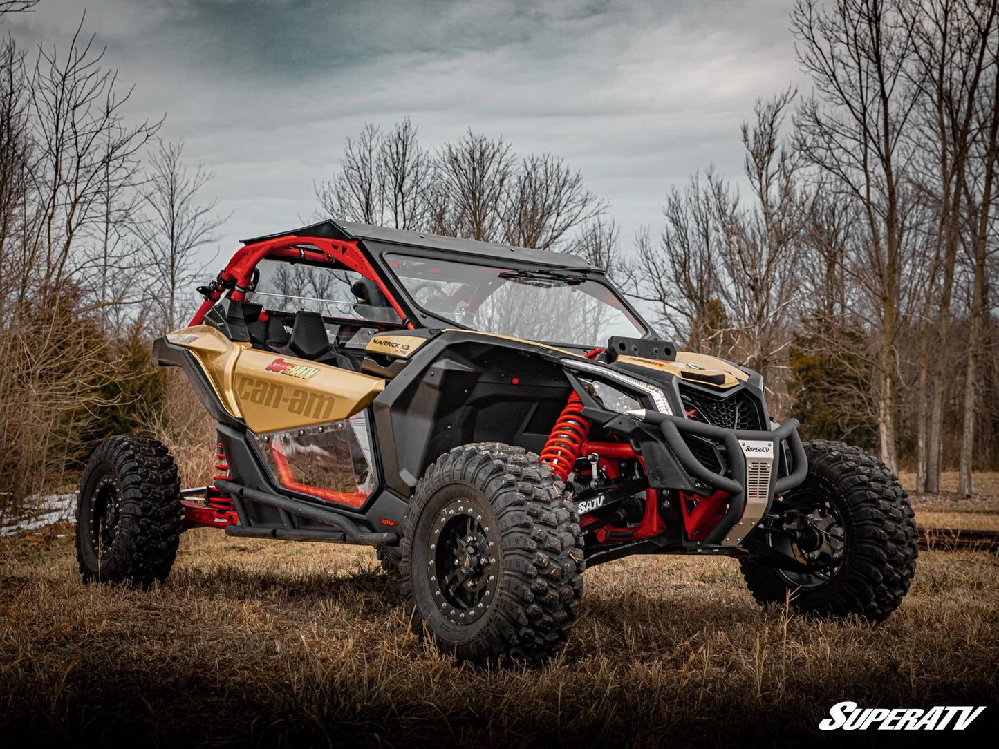 SuperATV - Can-Am Maverick X3 Sidewinder A-Arms—1.5" Forward Offset