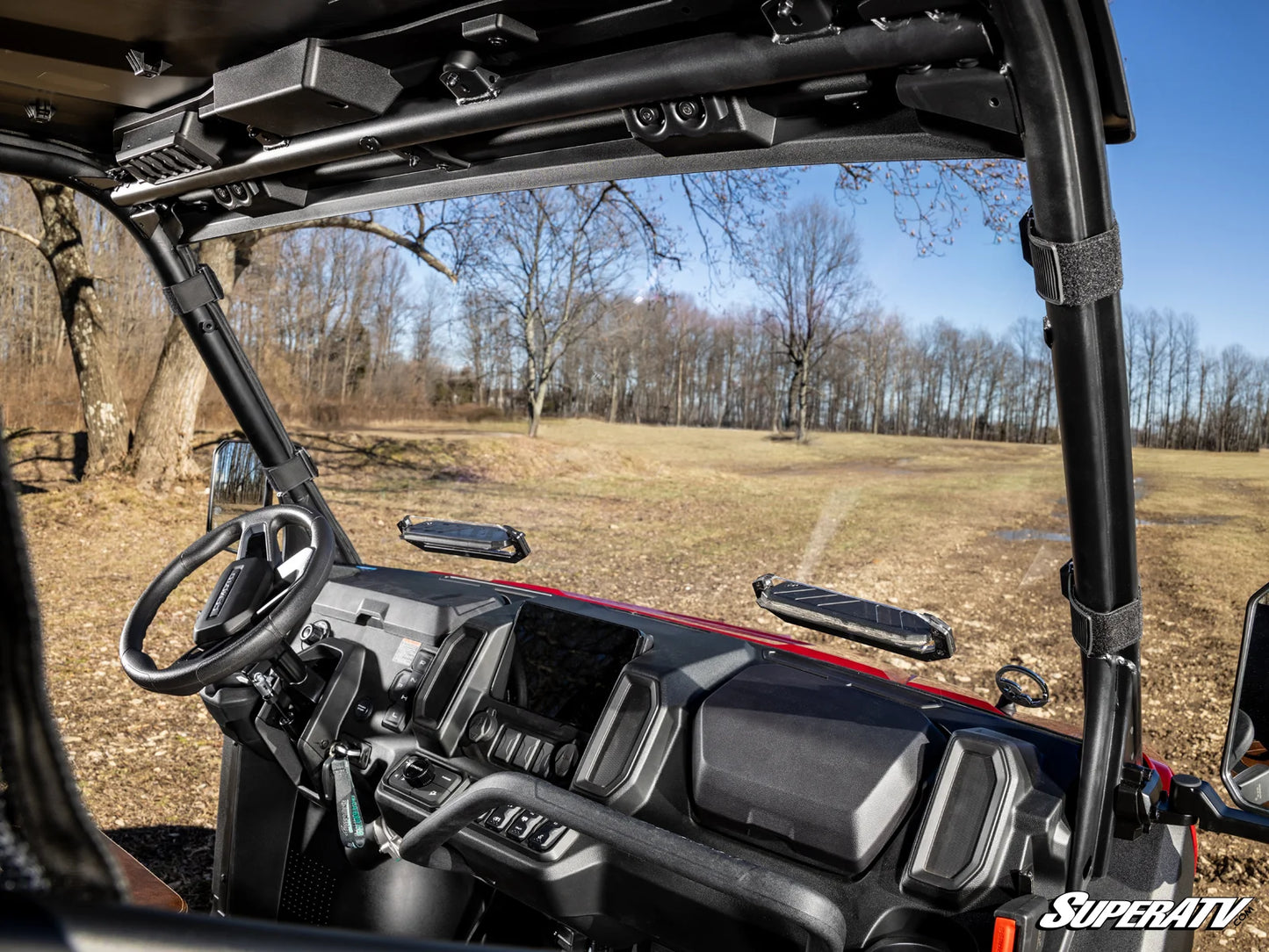 SuperATV - CFMOTO UForce U10 Pro Vented Full Windshield