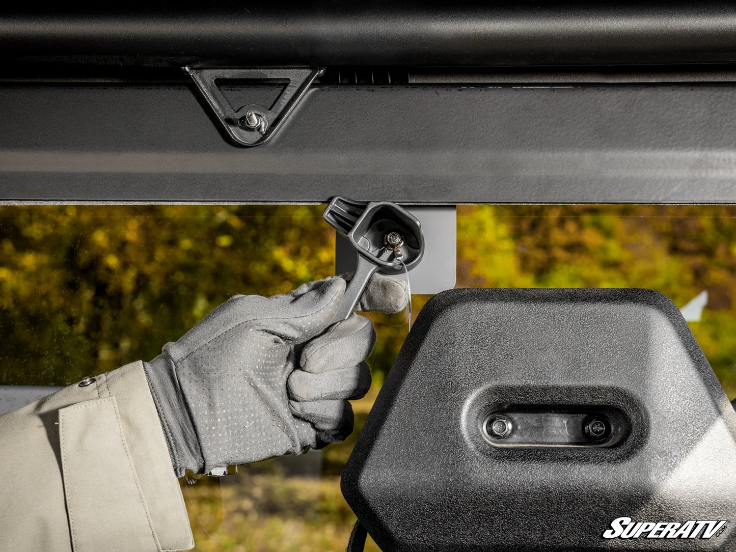 SuperATV - CFMOTO UForce 1000 Rear Glass Windshield