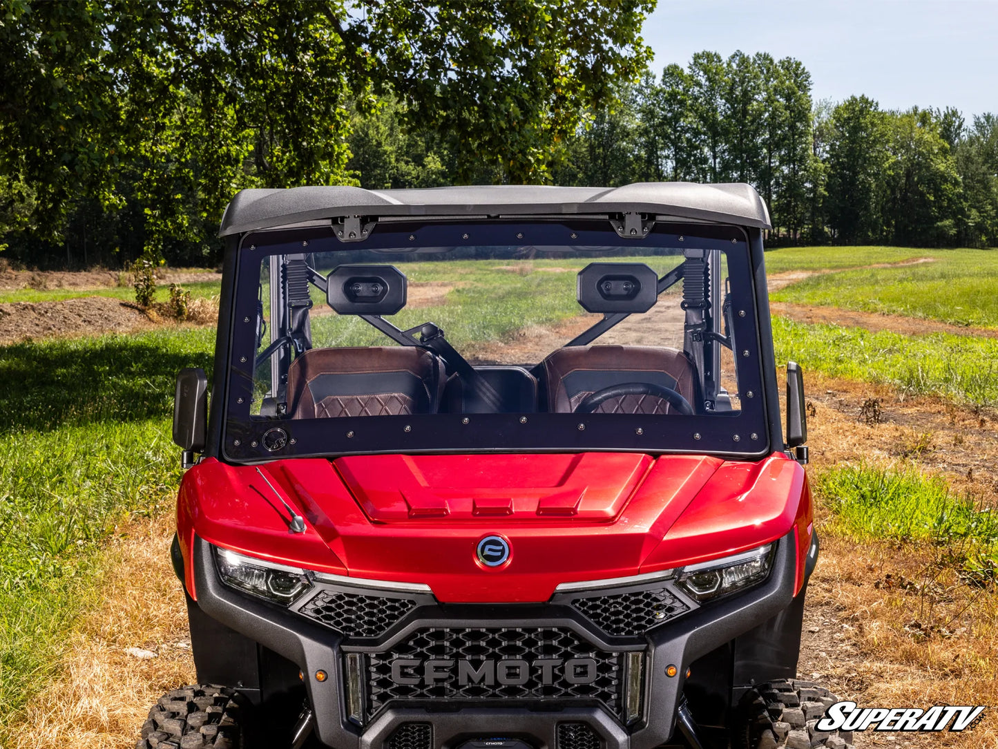 SuperATV - CFMOTO U10 Pro MaxDrive Power Flip Windshield