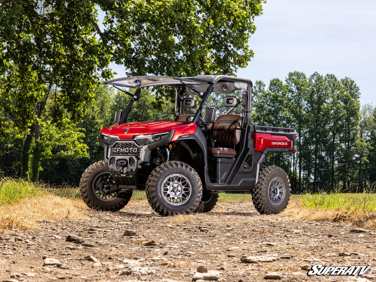 SuperATV - CFMOTO U10 Pro MaxDrive Power Flip Windshield