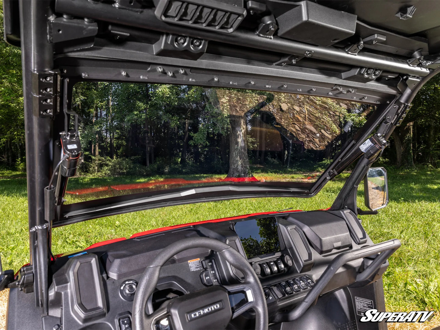 SuperATV - CFMOTO U10 Pro MaxDrive Power Flip Windshield