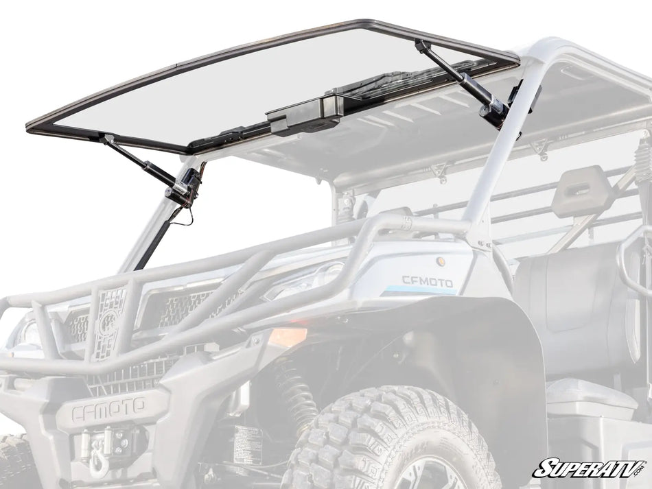 SuperATV - CFMOTO UForce 1000 MaxDrive Power Flip Glass Windshield