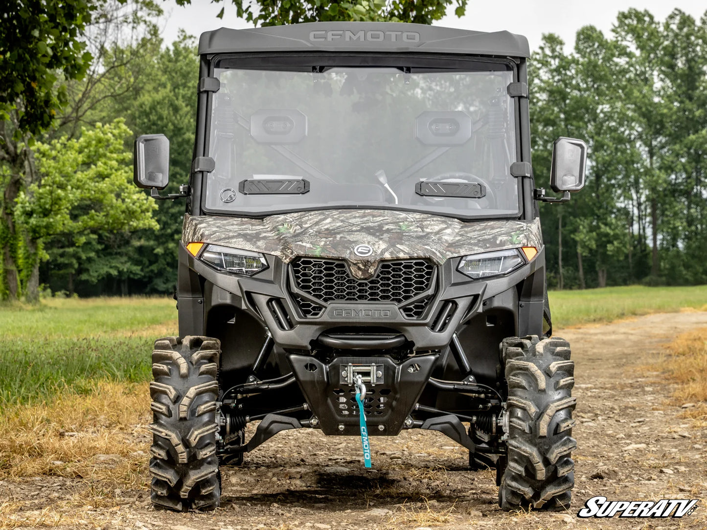 SuperATV - CFMOTO UForce 600 Vented Full Windshield