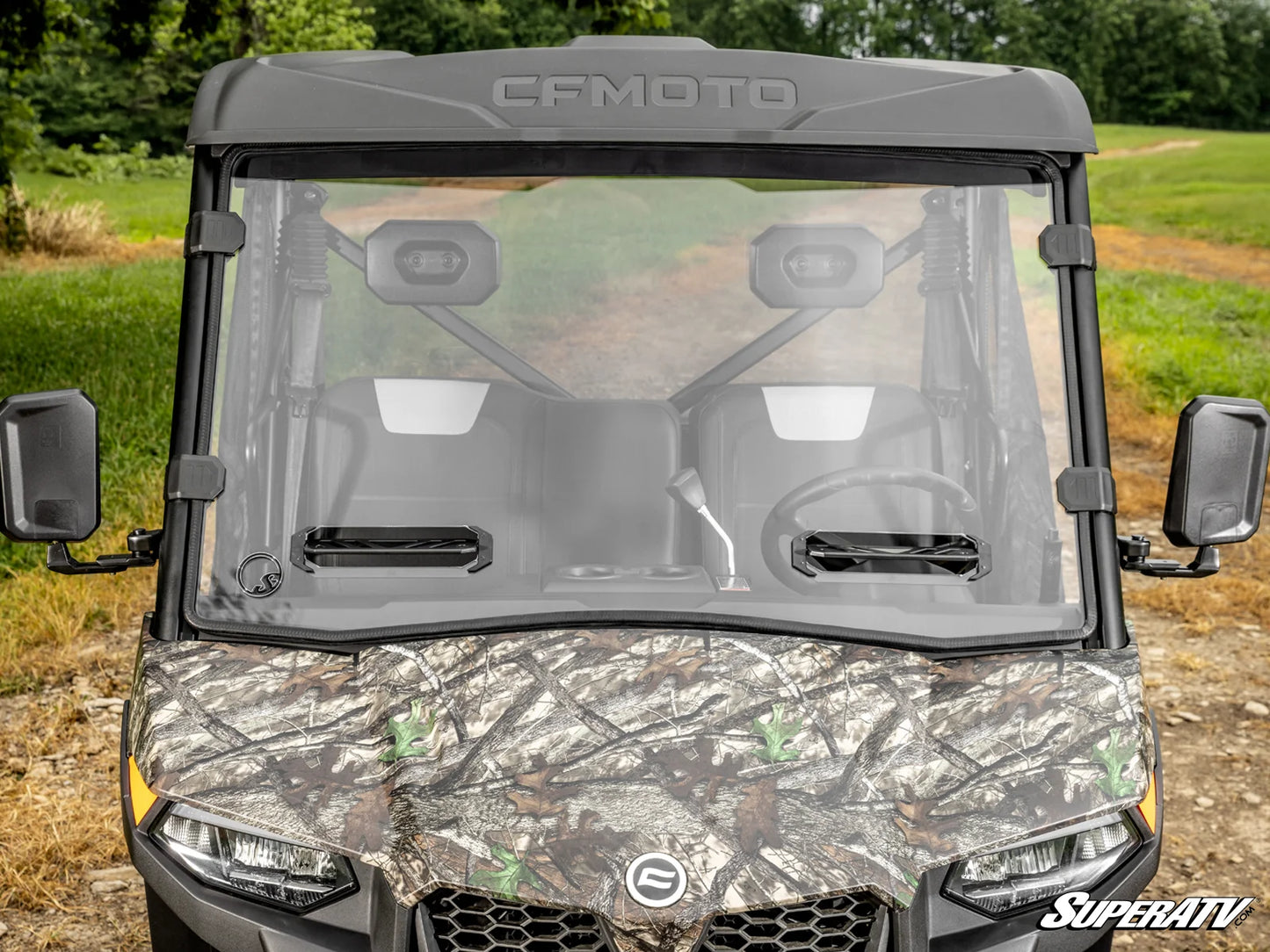SuperATV - CFMOTO UForce 600 Vented Full Windshield
