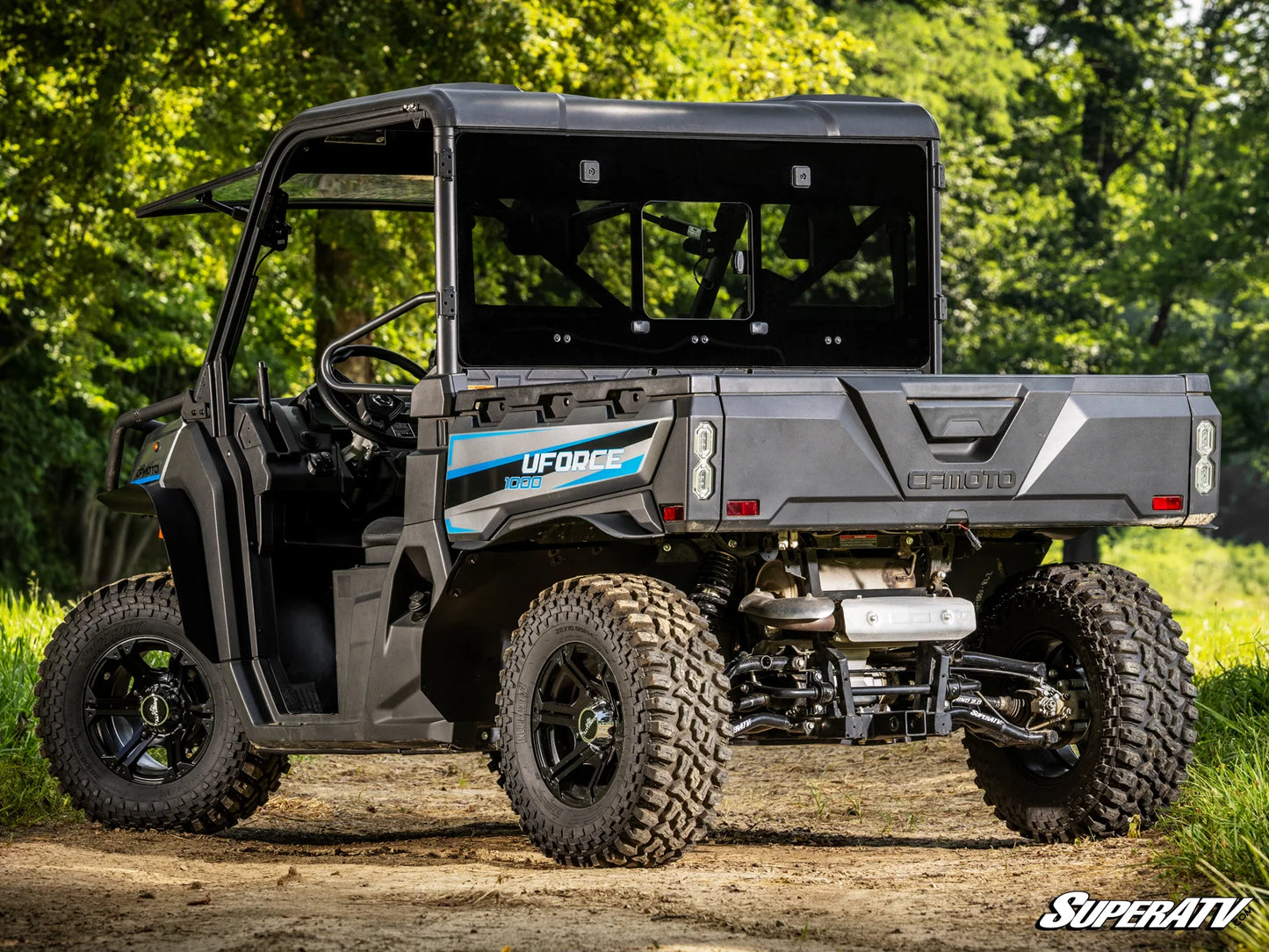 SuperATV - CFMOTO UForce 1000 Glass Sliding Rear Windshield