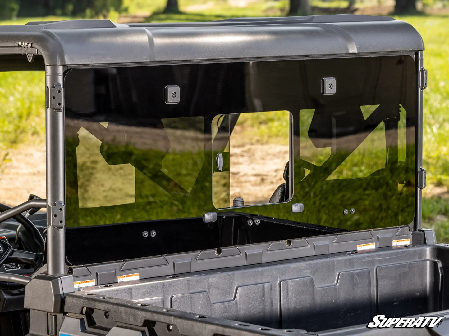 SuperATV - CFMOTO UForce 1000 Glass Sliding Rear Windshield