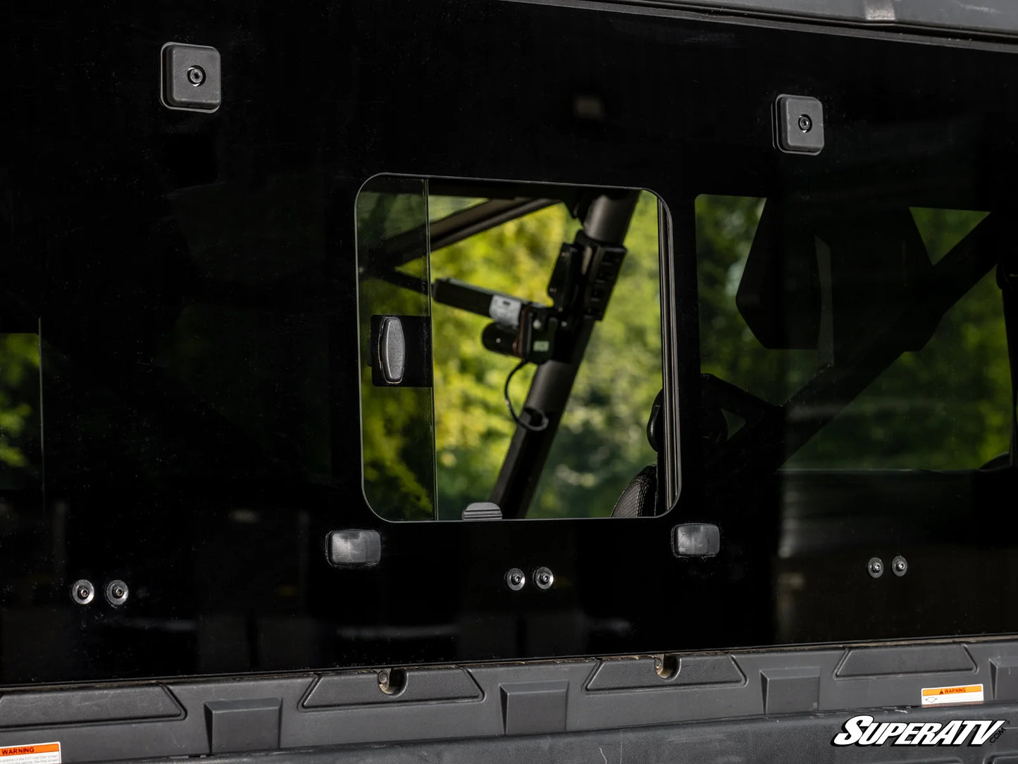 SuperATV - CFMOTO UForce 1000 Glass Sliding Rear Windshield