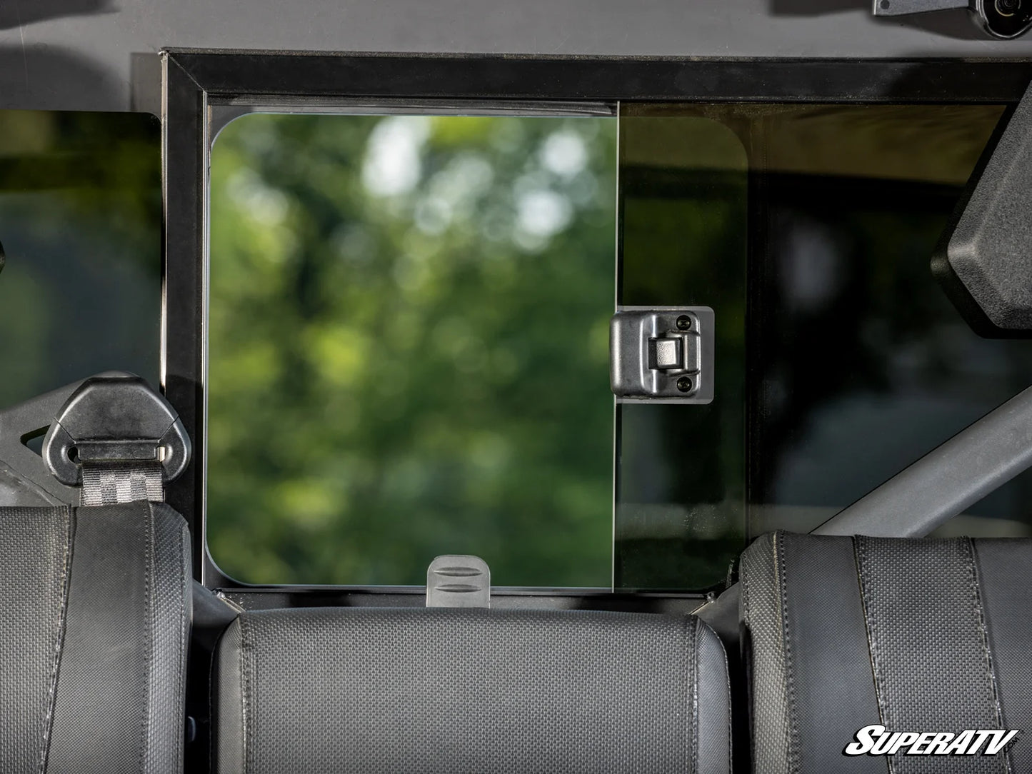 SuperATV - CFMOTO UForce 1000 Glass Sliding Rear Windshield