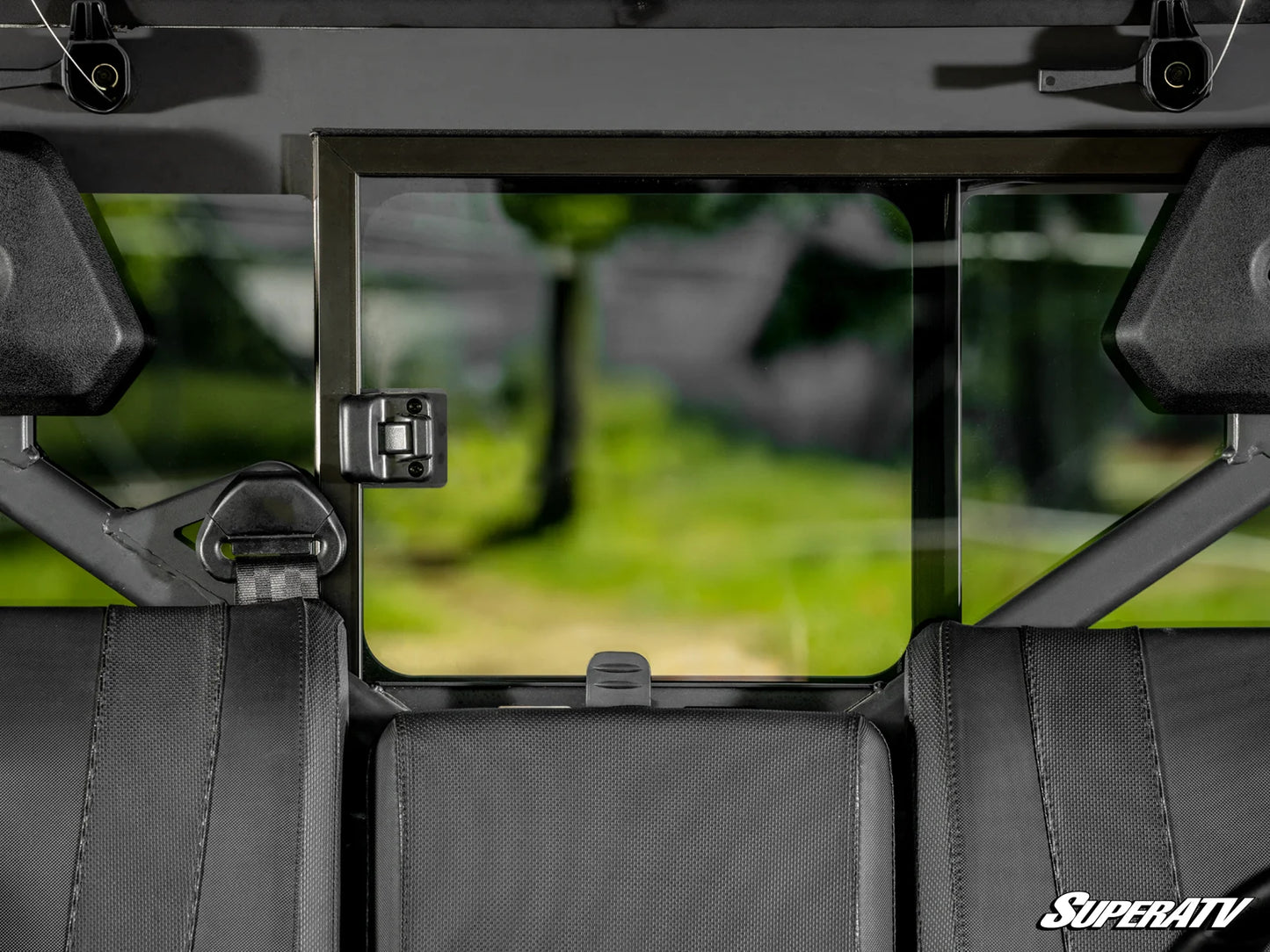 SuperATV - CFMOTO UForce 1000 Glass Sliding Rear Windshield