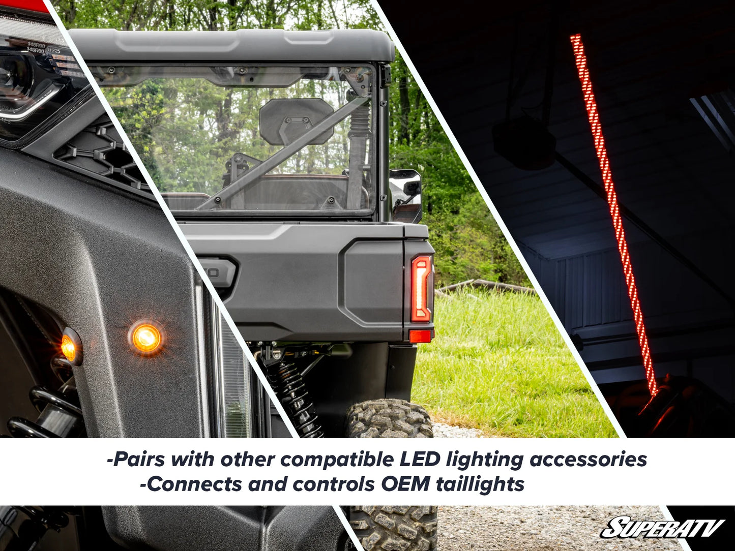 SuperATV - CFMOTO UForce U10 Pro Deluxe Self-Canceling Turn Signal Kit