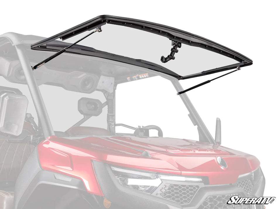 SuperATV - CFMOTO UForce U10 Pro Scratch-Resistant Flip Windshield