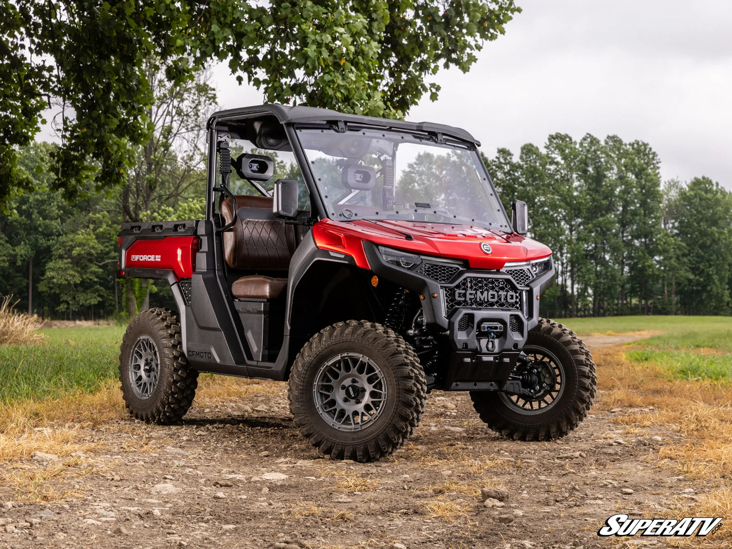 SuperATV - CFMOTO UForce U10 Pro Scratch-Resistant Flip Windshield