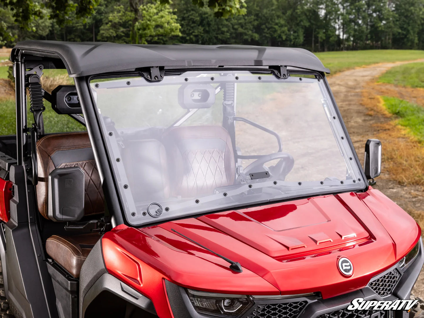 SuperATV - CFMOTO UForce U10 Pro Scratch-Resistant Flip Windshield