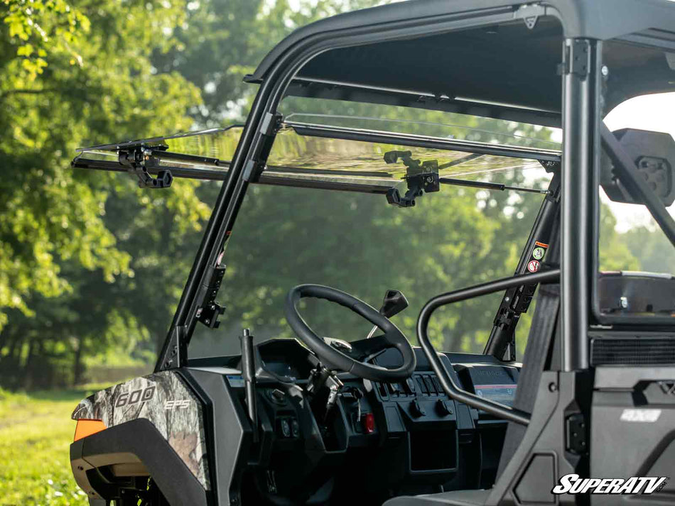 SuperATV - CFMOTO UForce 600 Scratch Resistant Flip Windshield