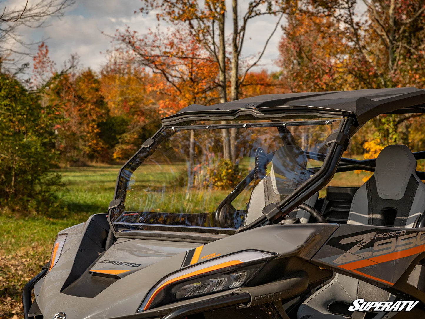 SuperATV - CFMOTO ZForce 950 Scratch Resistant Full Windshield