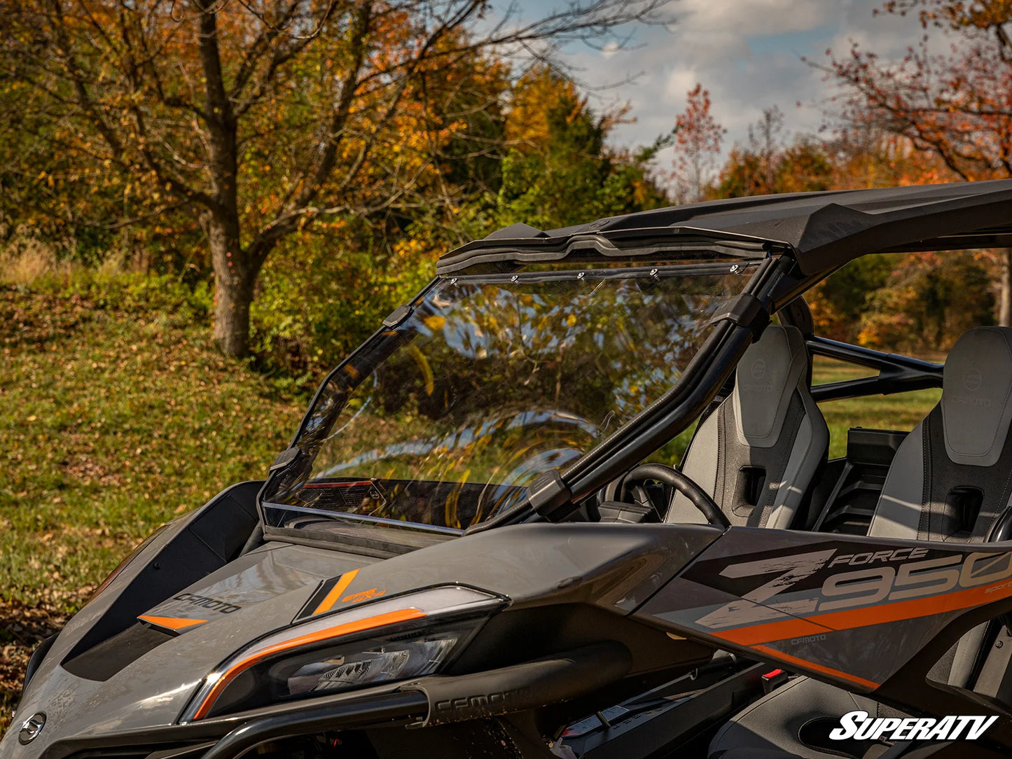 SuperATV - CFMOTO ZForce 950 Scratch Resistant Full Windshield