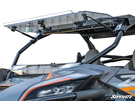 SuperATV - CFMOTO ZForce 950 Scratch Resistant Flip Windshield