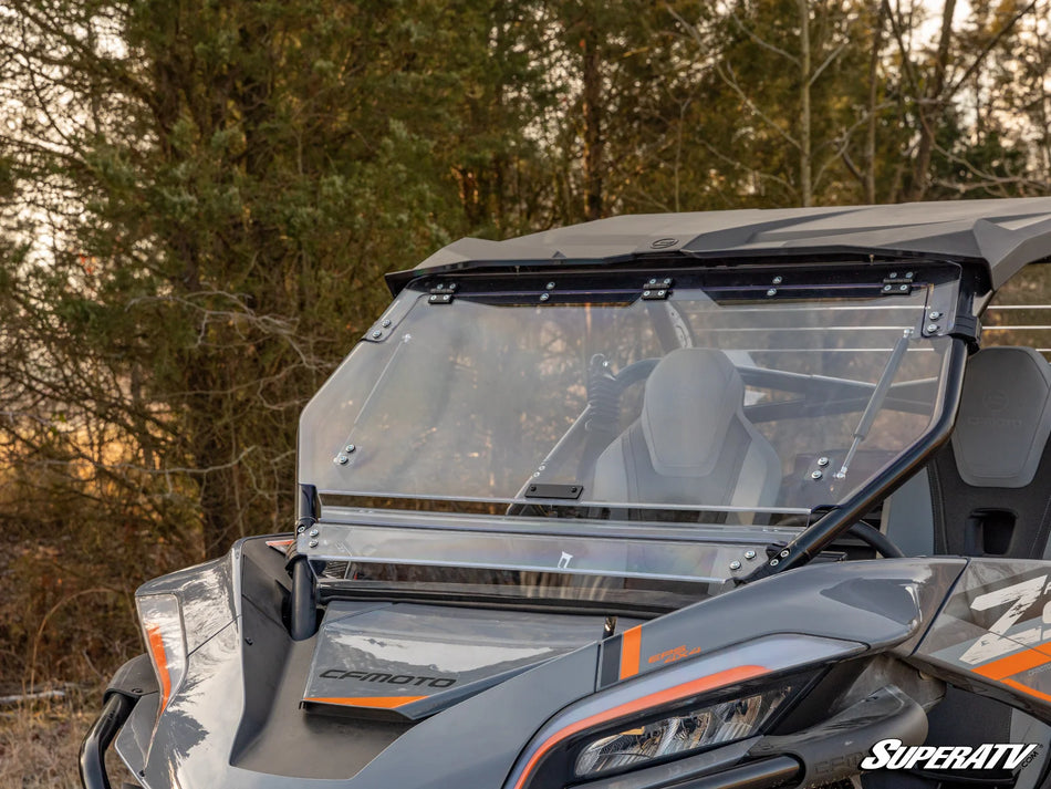 SuperATV - CFMOTO ZForce 950 Scratch Resistant Flip Windshield