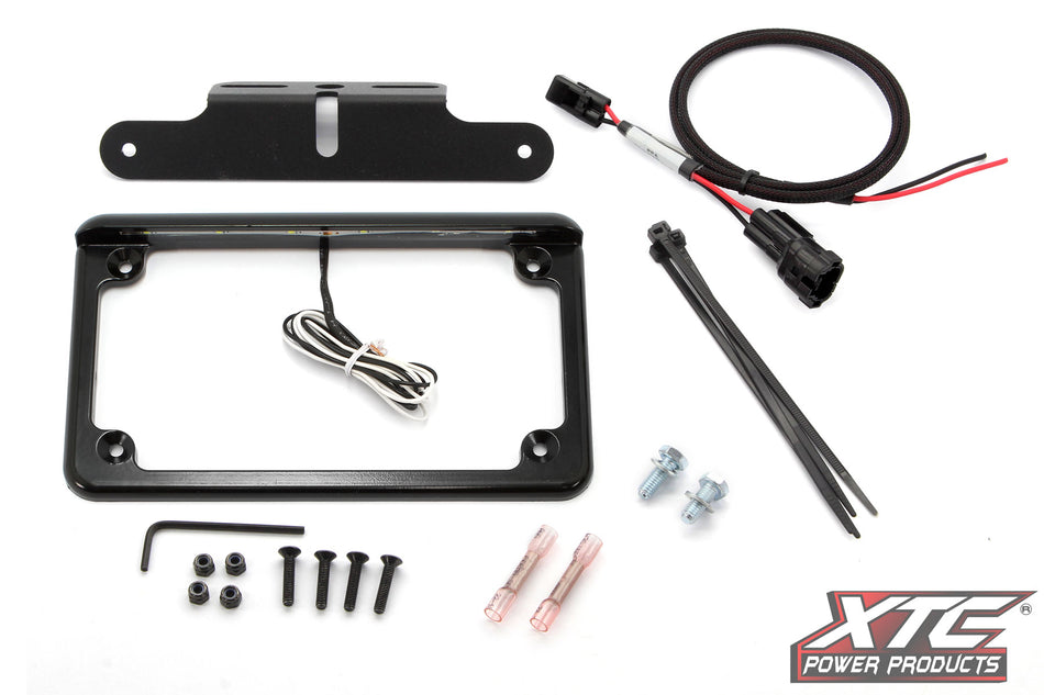 XTC - CFMOTO UFORCE U10 Pro Plug and Play LED Lit License Plate Kit