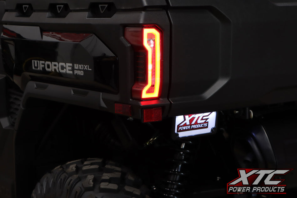 XTC - CFMOTO UFORCE U10 Pro Plug and Play LED Lit License Plate Kit