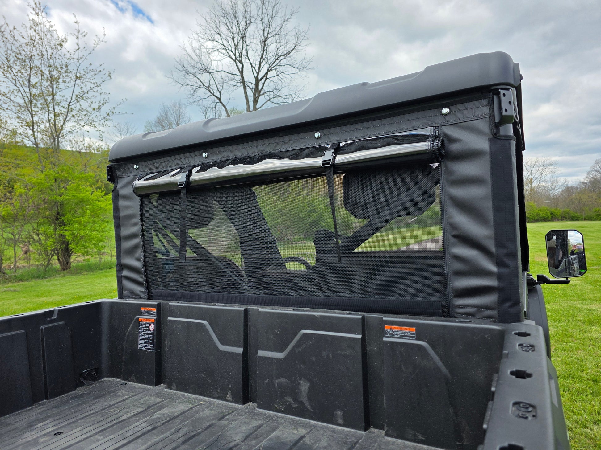 CFMoto UForce 1000 - Soft Back Panel with Mesh/Vinyl Window - PATENT PENDING - DOES NOT FIT U - 10 PRO! (Copy) - 3 Star UTV