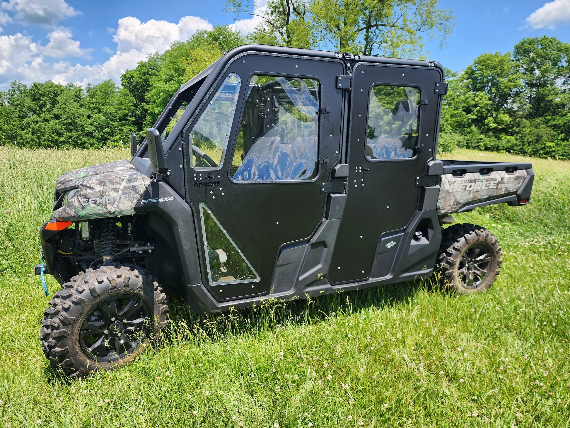 CFMoto UForce 1000XL - 3/8" ABS Hard Doors - 3 Star UTV