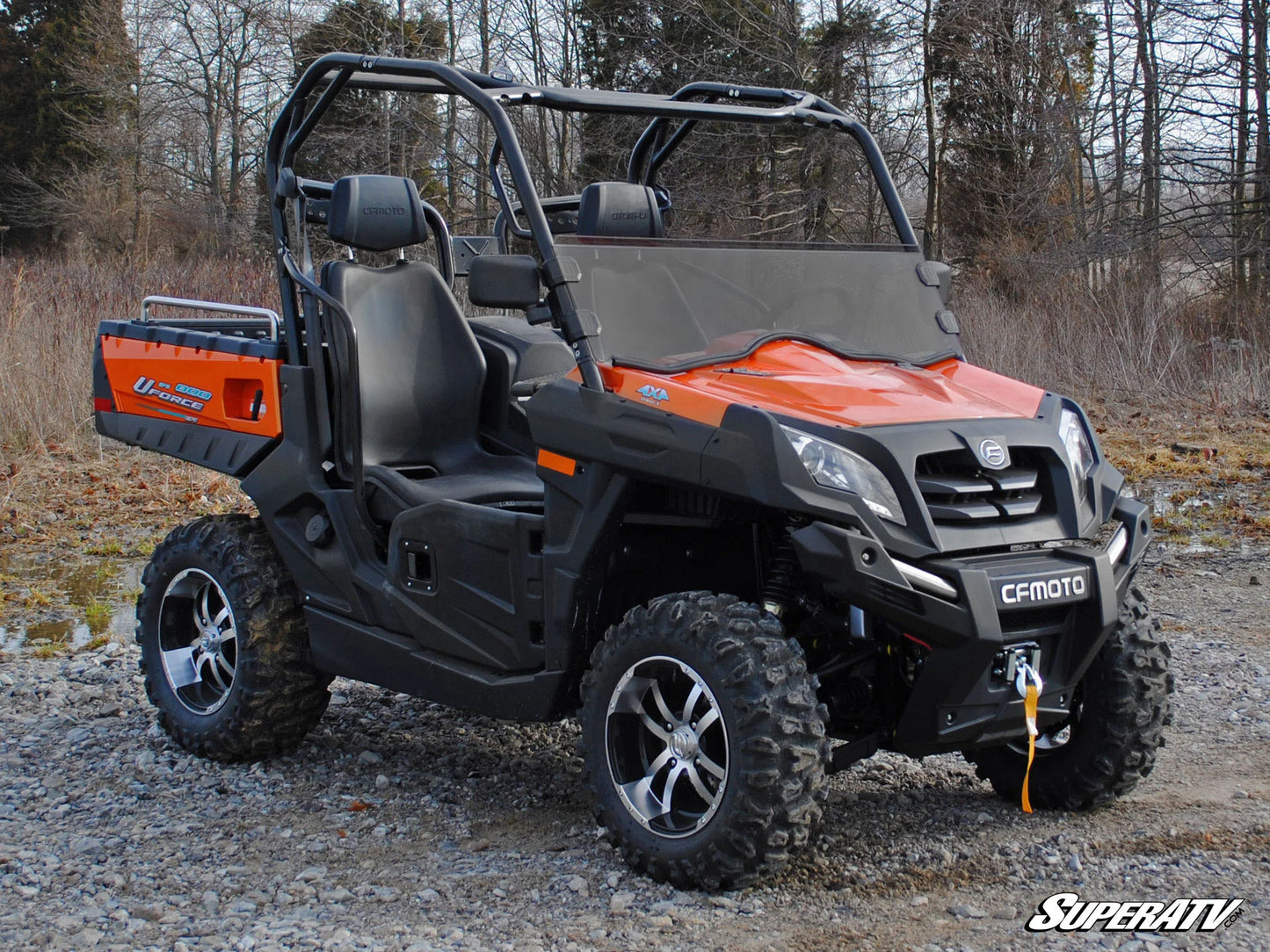 SuperATV - CFMOTO UForce 800 Scratch Resistant Half Windshield