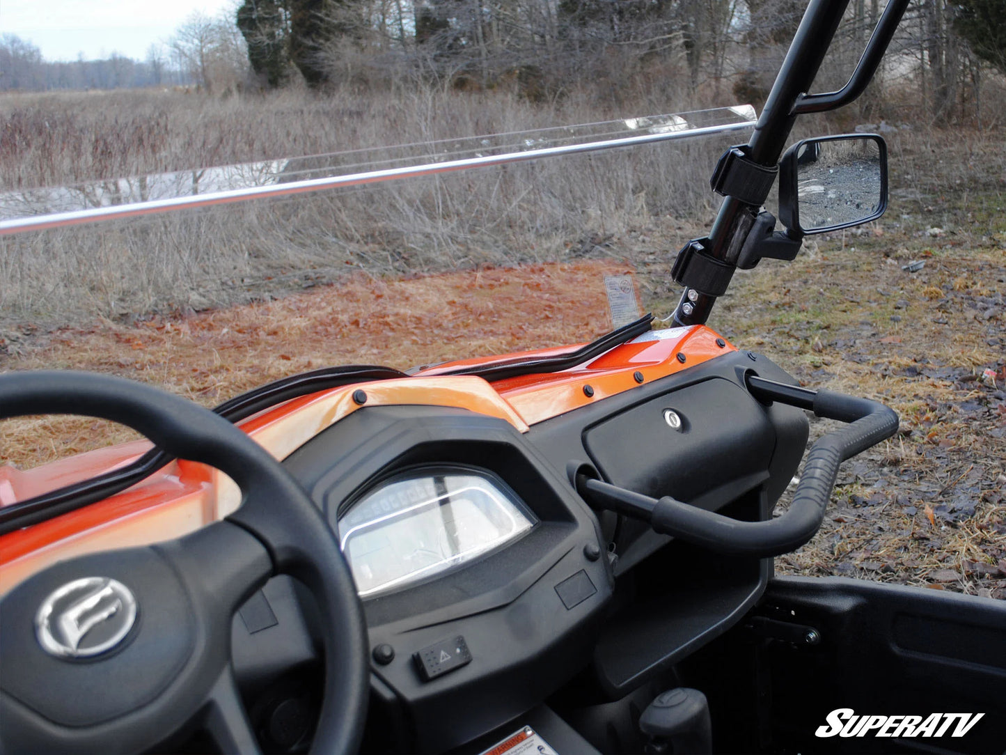 SuperATV - CFMOTO UForce 800 Scratch Resistant Half Windshield