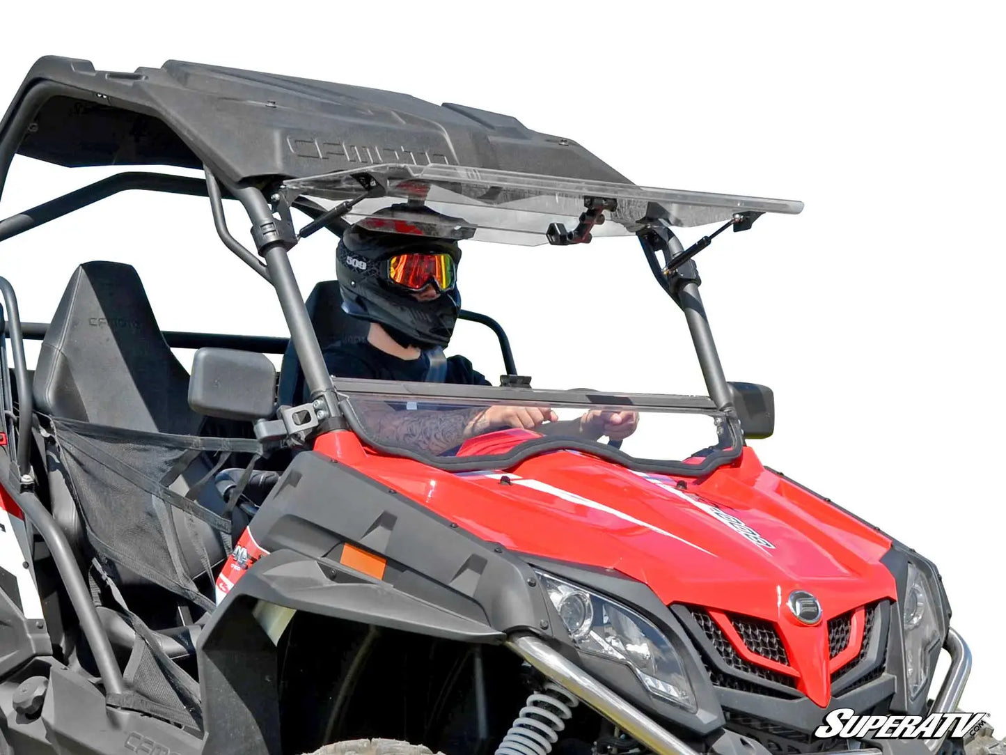 CFMOTO ZFORCE SCRATCH RESISTANT FLIP WINDSHIELD