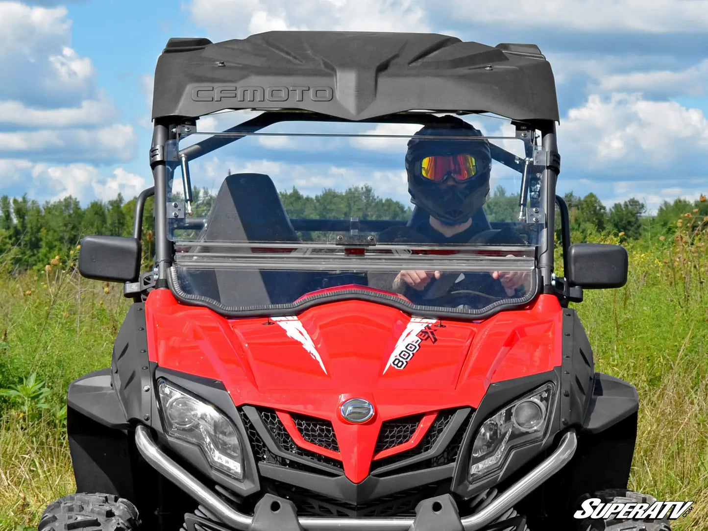 CFMOTO ZFORCE SCRATCH RESISTANT FLIP WINDSHIELD