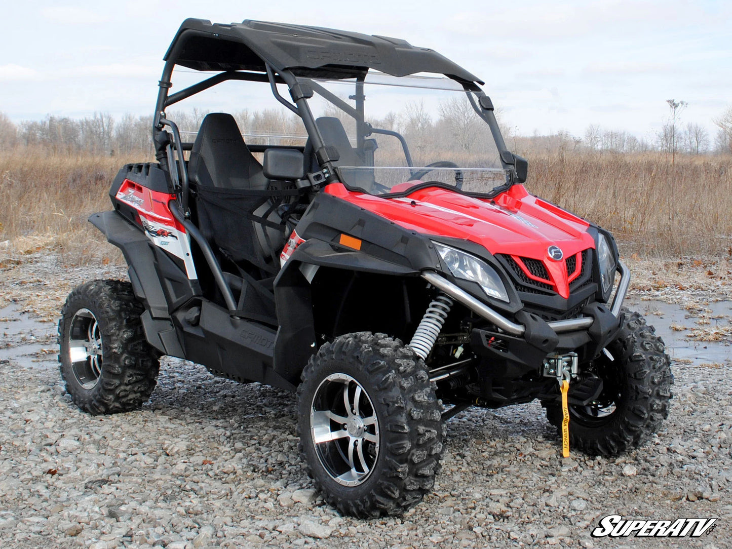SuperATV - CFMOTO ZForce 500 Scratch-Resistant Full Windshield