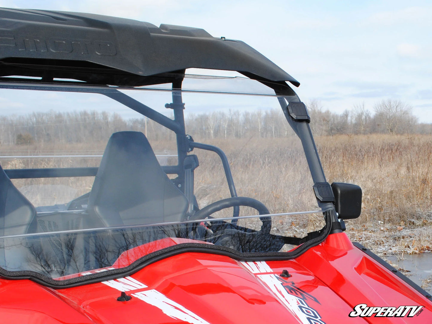 SuperATV - CFMOTO ZForce 500 Scratch-Resistant Full Windshield