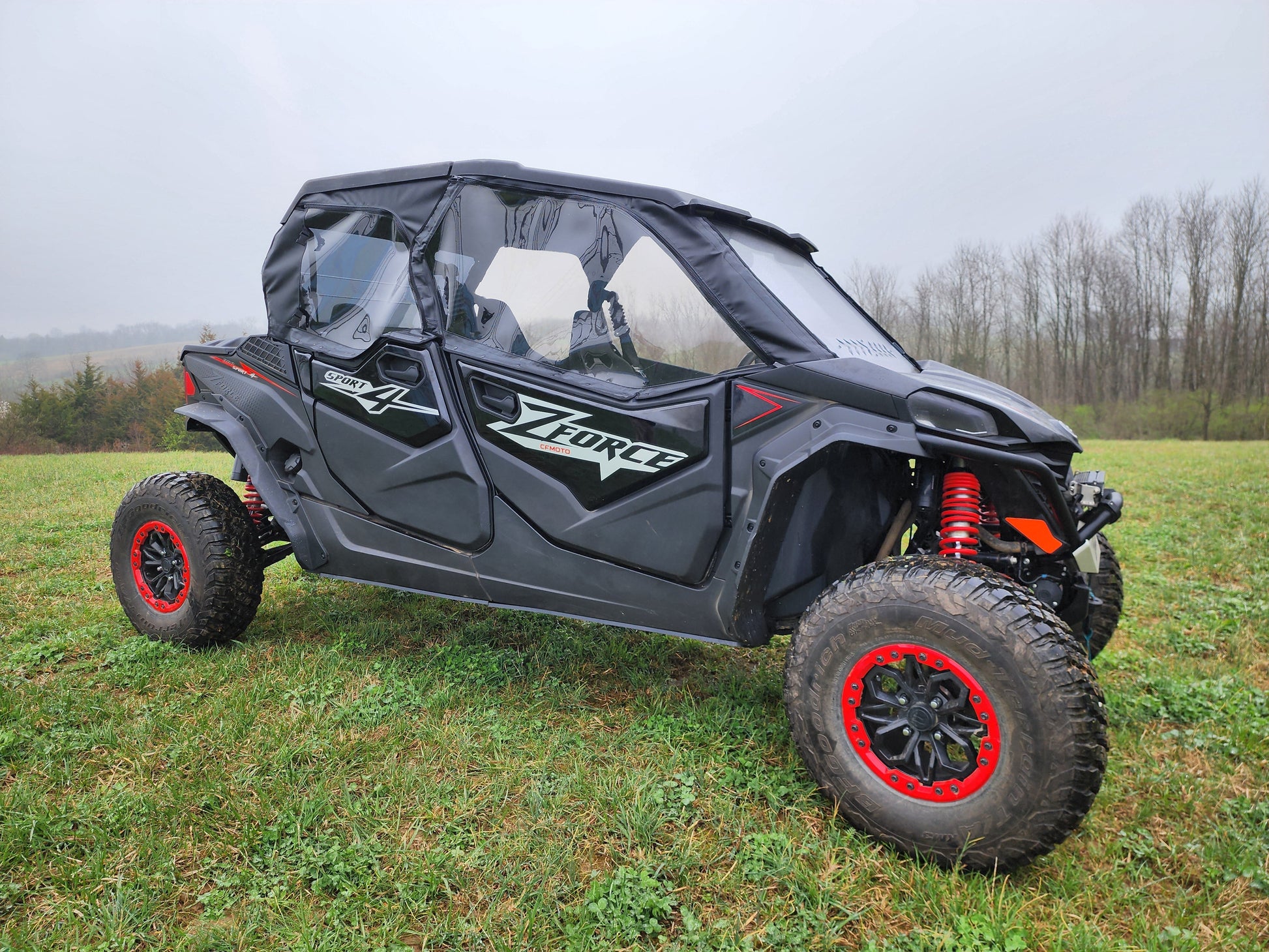 CFMoto ZForce 950 Sport 4 - Upper Doors (Front & Rear)/Rear Panel Combo - 3 Star UTV