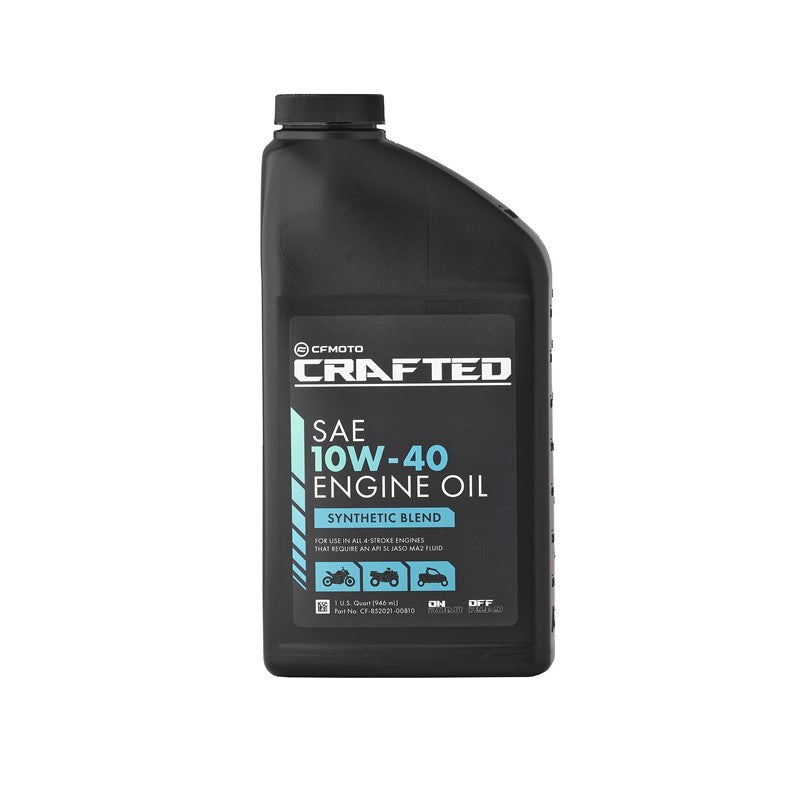 CFMOTO CRAFTED - 10W-40 Semi-Synthetic Oil, 1 Quart