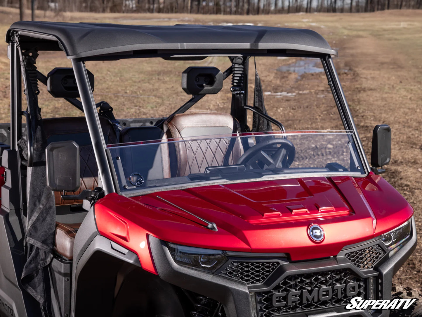SuperATV - CFMOTO UForce U10 Pro Half Windshield