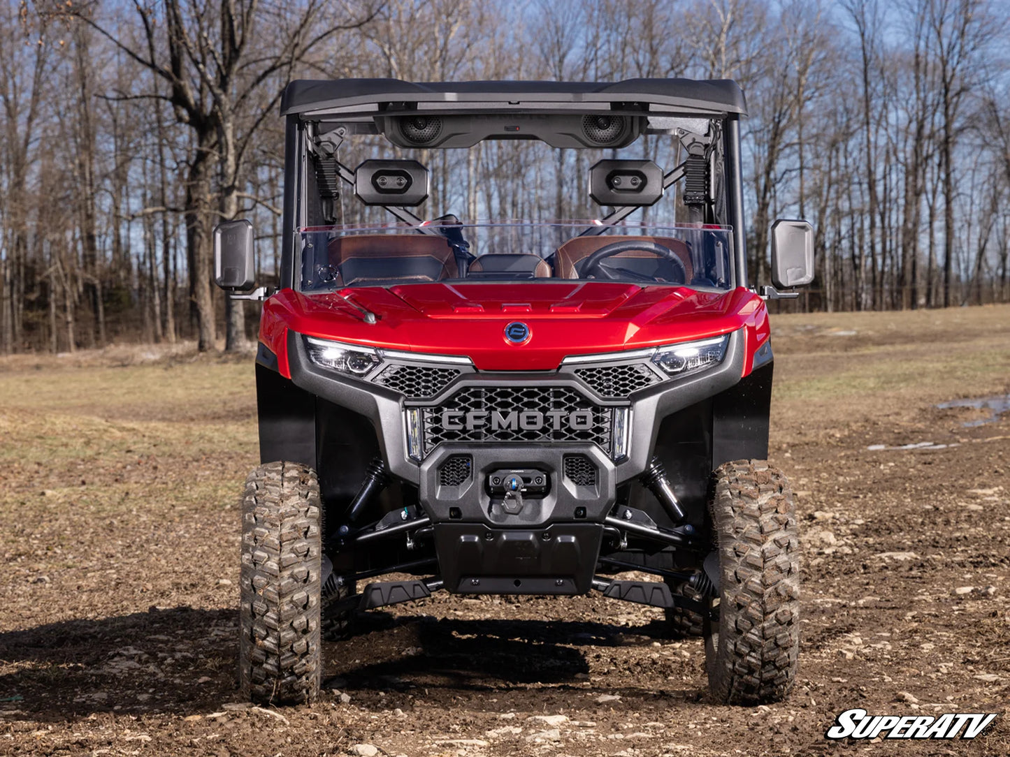 SuperATV - CFMOTO UForce U10 Pro Half Windshield