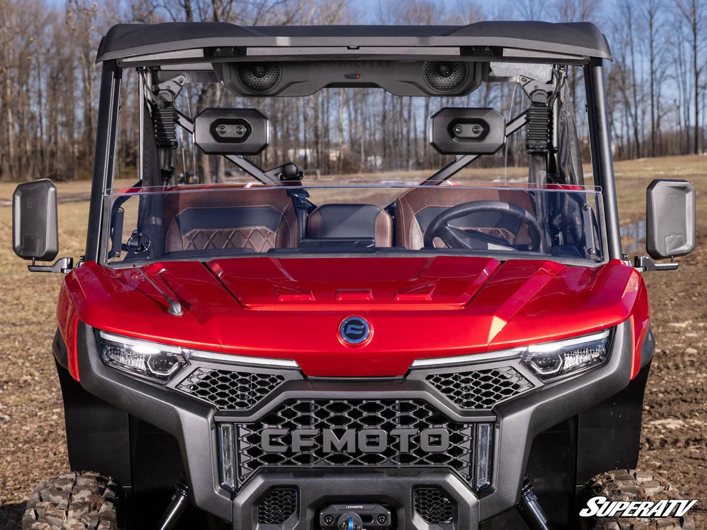 SuperATV - CFMOTO UForce U10 Pro Half Windshield