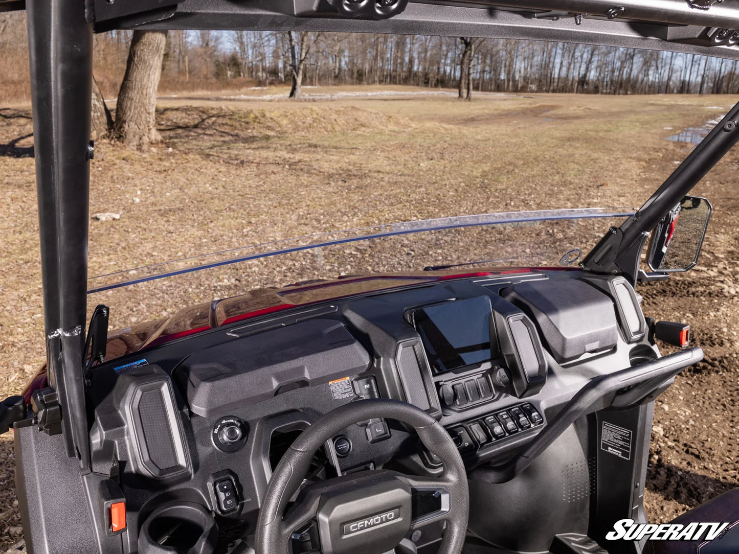 SuperATV - CFMOTO UForce U10 Pro Half Windshield
