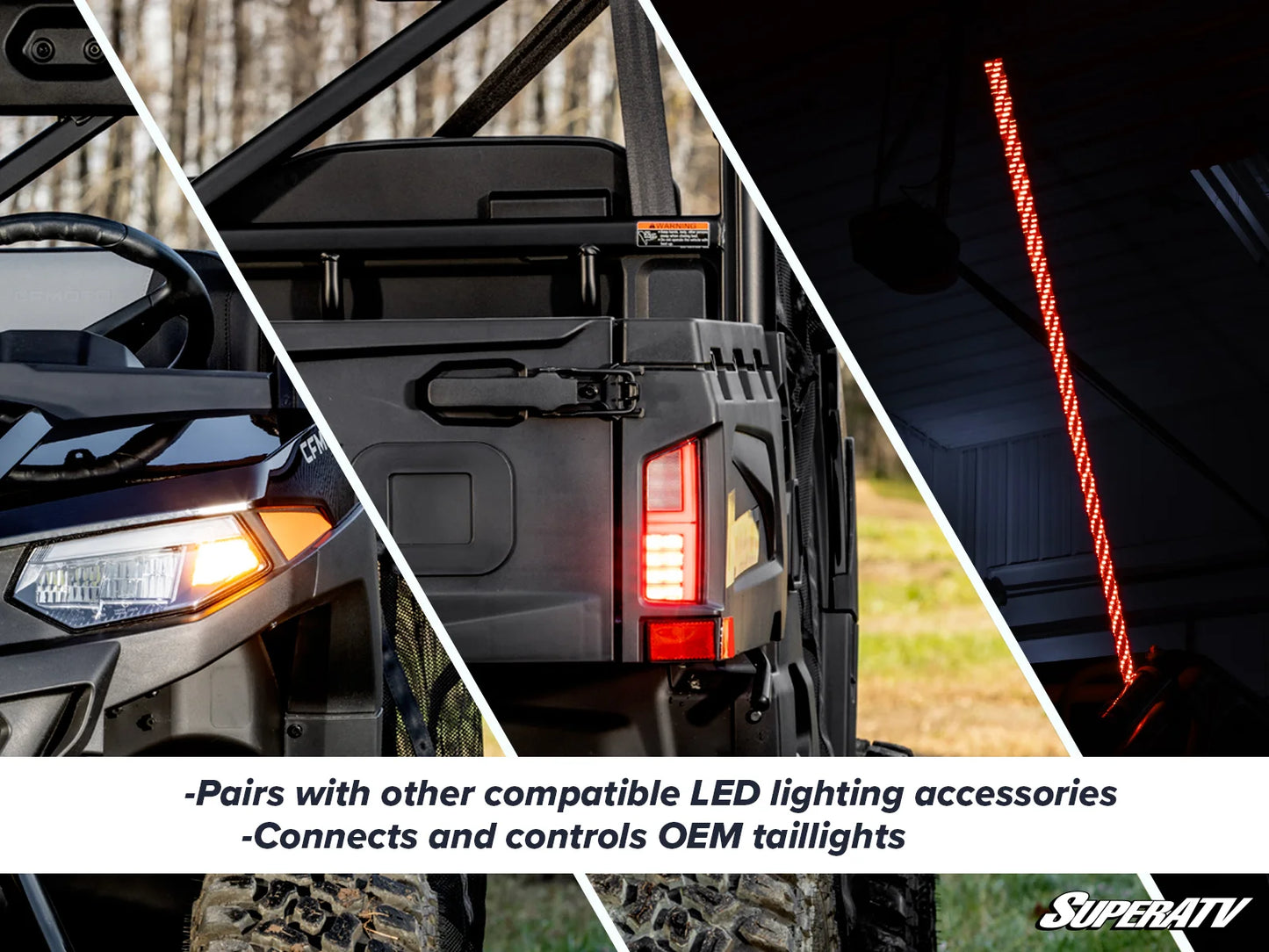 SuperATV - CFMOTO UForce 600 Deluxe Self-Canceling Turn Signal Kit